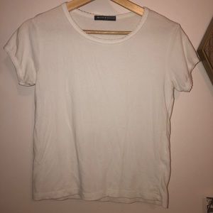 Rare Brandy Scalloped neck shirt